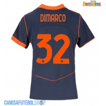 Camisa de time de futebol Inter Milan Federico Dimarco #32 Replicas 3º Equipamento Feminina 2025-26 Manga Curta